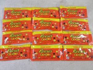 lot 403 image: (B-2) 12 King Size Bags of Reeses P...