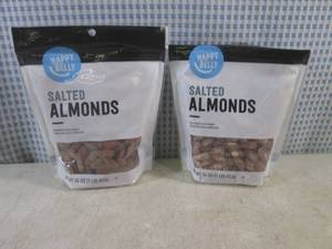 lot 413 image: (C-2) 2 Pounds of Salted Almonds  ...