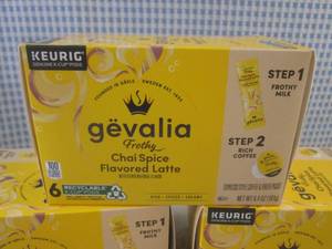 lot 420 image: (B-1) 3 Boxes of Keurig Gevalia Fro...