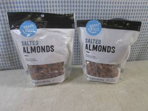 lot 421 image: (B-1) 2 Pounds of Salted Almonds  ...