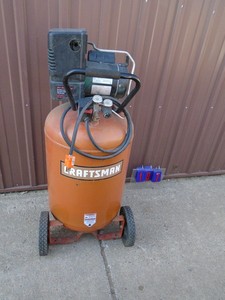 Craftsman 30 gal 110 volt air compressor. Motor starts then stops. As shown.