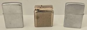 lot 59 image: 3 Vintage Collectible Lighters Zippo, Kreisler, & Ogawa 
