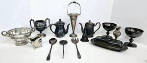 lot 62 image: Silver Plated Collectible Housewares & Dcor 