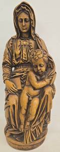 lot 2 image: Vintage Lady of Bruges by MICHELANGELO Virgin Mary Madonna Figurine
