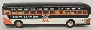 lot 53 image: CORGI Classics New Haven Greyhound Bus Die-Cast Model
