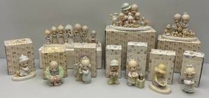 lot 13 image: Misc. Precious Moments Collectible Figurines (All In Original Boxes Or Packaging)