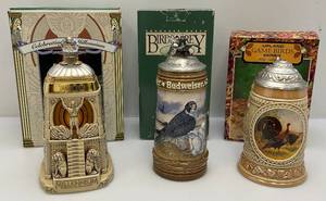 lot 21 image: Misc. Collectible Steins (NIB)