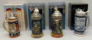 lot 24 image: Misc. Collectible Steins (NIB)