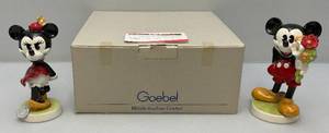 lot 39 image: Goebel Collectors Club (Mickey & Minnie Mouse) With COA