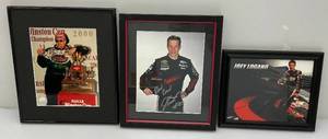 lot 67 image: Misc. Signed Framed NASCAR Photos & More