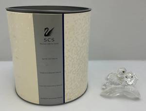 lot 79 image: 1989 Swarovski Amour The Turtledoves 3 12 L x 2 12 T (NIB)