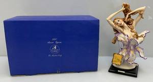 lot 80 image: Armani Giuseppe Hard Porcelain Lady Flowers Figure 13 Italy 1990