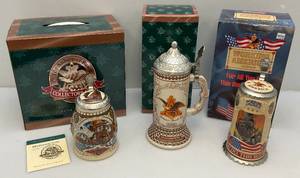 lot 85 image: Anheuser-Busch Collectors Steins (NIB)