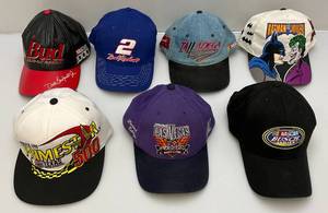 lot 127 image: Misc. NASCAR Hats Some Snapback