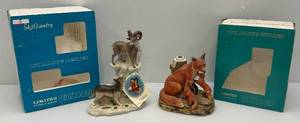 lot 133 image: Vintage Sky Country Limited Edition Animal Decanters (EMPTY) 1 Missing Top