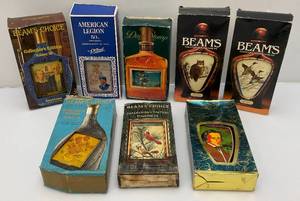 lot 135 image: Misc. Vintage Jim Beam Decanters (In Original Boxes) EMPTY