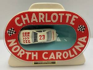 lot 136 image: 1993 Charlotte North Carolina Jim Beam Convention Decanter NASCAR Racing Nice (EMPTY)