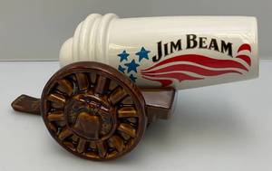 lot 137 image: Collectible Jim Beam Convention Decanter, Cannon (New In Open Box) EMPTY