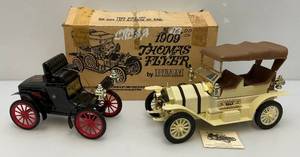 lot 139 image: Misc. Jim Beam Old Car Decanters Including 1909 Ivory Colored Thomas Flyer & More (EMPTY)