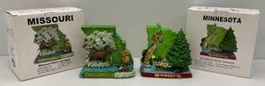 lot 149 image: Vintage Sky Country State Decanters Including Minnesota & Missouri In Original Boxes (EMPTY)