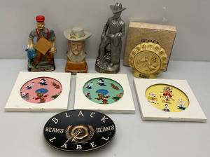 lot 161 image: Misc. Jim Beam Collectibles (Some NIB)