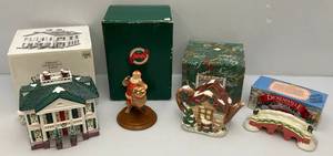 lot 162 image: Misc. Christmas Items Including Snow Village Southern Colonial & More (All In Original Boxes)