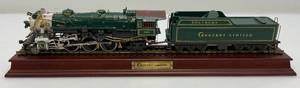 lot 165 image: 1989 Franklin Mint 1396 HO Cresent Limited 462 Steam Loco & Tender With Display Base