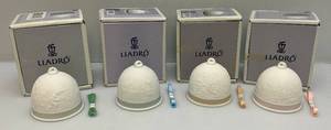 lot 169 image: 1990 Lladro Four Seasons Collector Bells (NIB)