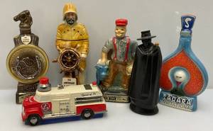 lot 203 image: Misc. Collectibles Decanters Including 1974 Spirit Of 76 & More
