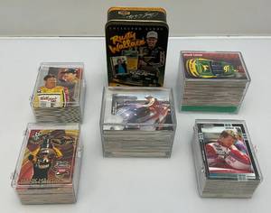 lot 208 image: Misc. Unsorted NASCAR Trading Cards In Protective Cases