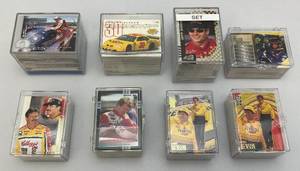 lot 209 image: Misc. Unsorted NASCAR Trading Cards In Protective Cases