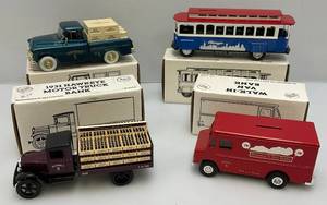 lot 212 image: Misc. Jim Beam Diecast Collectible Vehicles (NIB)