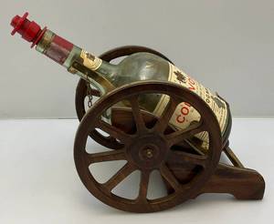 lot 221 image: Vintage Courvoisier Brandy Tip & Pour Cannon (EMPTY)