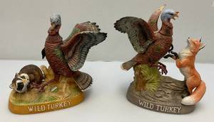 lot 240 image: Vintage Wild Turkey Collectible Decanters (EMPTY)