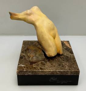 lot 249 image: 1989 Mario Fernandez  Limited Edition 40295 Eva Still In The Hands Of The Creator Sculpture