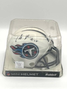 Tennessee Titans Chris Johnson #28 Autographed Mini Helmet (No COA) - NO Shipping
