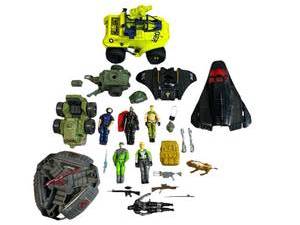 Vintage 1980s to 2000s 3.75 GI Joe Toy Lot - NO Shipping