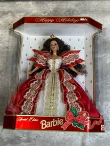 Vintage 1997 Special Holiday Edition Happy Holidays Barbie (Sealed with some shelf wear) - NO Shipping