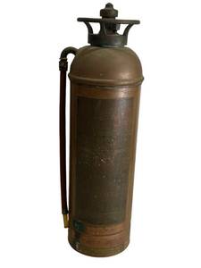 Vintage 25 Underwriters, Inc. WINTERGARDE CopperBrass Fire Extinguisher (Untested) - NO Shipping