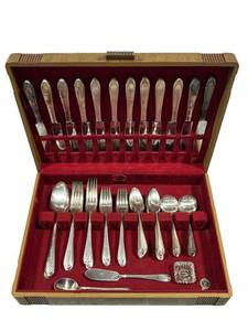 Vintage 72-piece Silverplate Flatware 1847 Rogers Bros. IS - NO Shipping