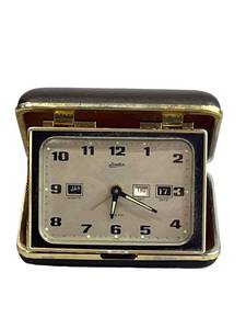 Vintage Collectible LINDEN Travel Alarm Clock (Made in Japan) (3.5 Wide) - Untested - NO Shipping