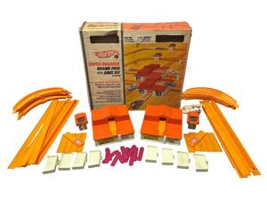 Vintage Rare 1968 Mattel Hot Wheels SUPER-CHARGER Grand Prix Race Set - NO Shipping