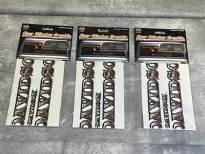 Lot of 3 New Harley-Davidson Rear Window Decal Packs (Each Pack contains 2 Decals) - Shipping Available