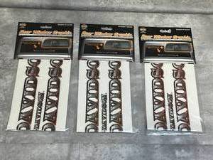 Lot of 3 New Harley-Davidson Rear Window Decal Packs (Each Pack contains 2 Decals) - Shipping Available