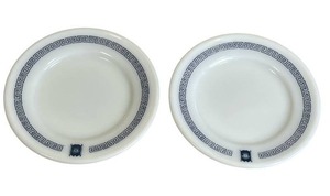 Vintage 6.75 Pyrex Bradford House Restaurant Ware Plates in Good Condition - NO Shipping