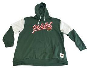 Nice Minnesota Wild Hockey Hoodie Sweatshirt (Mens XL) - Shipping Available