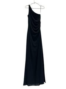 LAUNDRY by Shelli Segal Black One Shoulder Dress (Size 8) (63 Long) in Nice Condition - Shipping Available