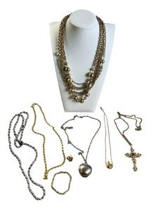 Vintage Costume Jewelry Lot including Necklaces, Bracelets, and More (No Precious Metals) - Shipping Available