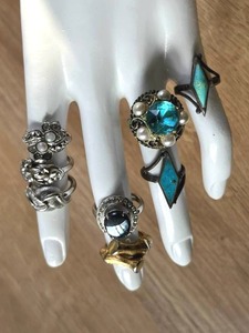Neat Vintage Womens Ring Lot - Shipping Available