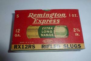 lot 20 image: Vintage Remington Express 12 ga slugs